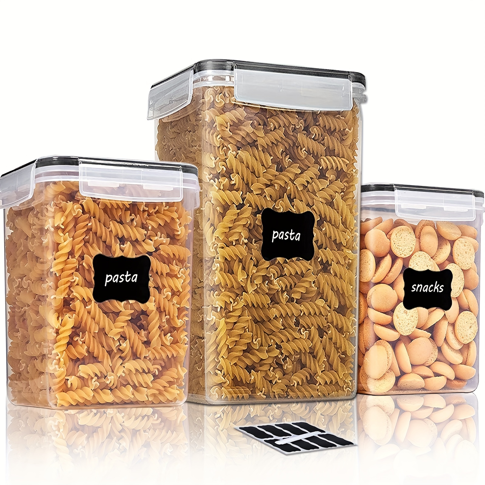 Large Food Storage Containers Bpa Free Plastic Airtight Food - Temu