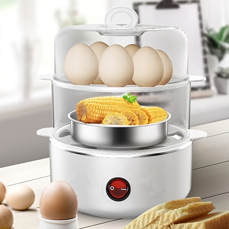 Rapid Electric Egg Cooker Poacher Auto Shut Off For Omelet Soft