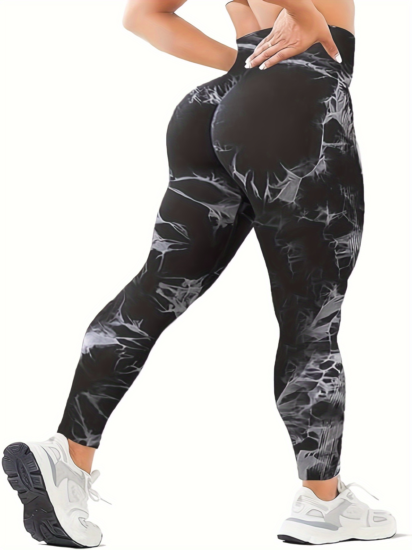 Buff Bunny Leggings Womens Small Athletic Performance Stretch In Oasis Print