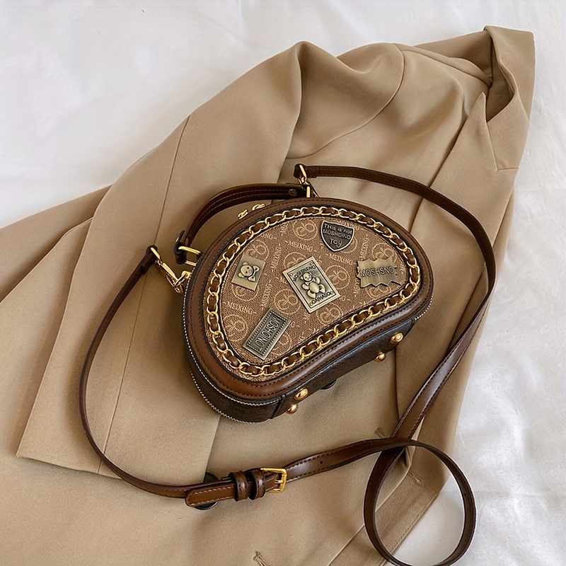 Vintage Round Crossbody Bag  Crossbody bag, Bags, Women handbags