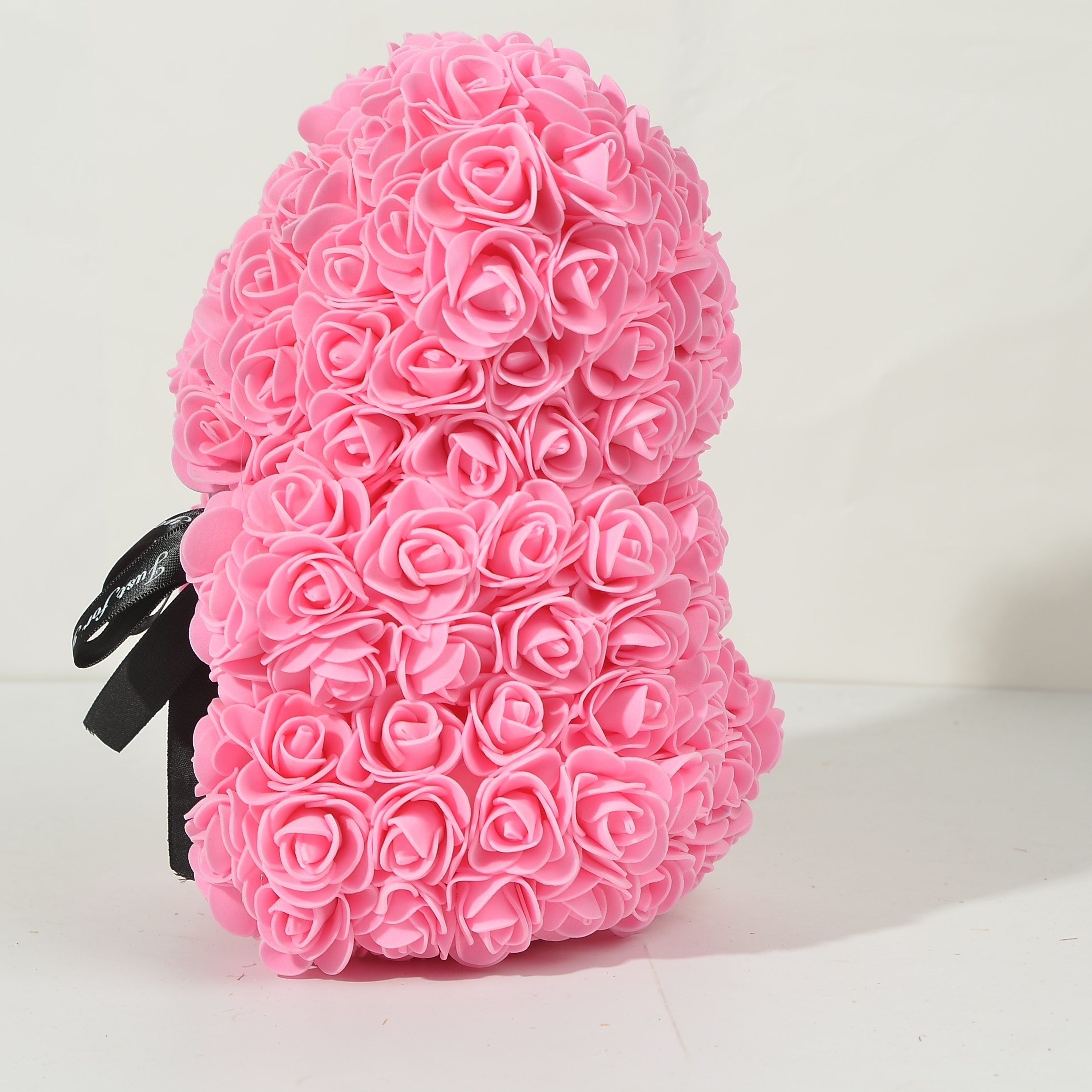 Oso rosas 25cm foam - Supermolon - Rose bear de flores artificiales