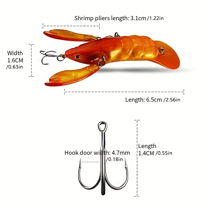 Simulation Crawfish Lure Bait,Artificial Simulation Large Lobster Fishing  Tackle Lobster Lure Bait Maximized Efficiency 