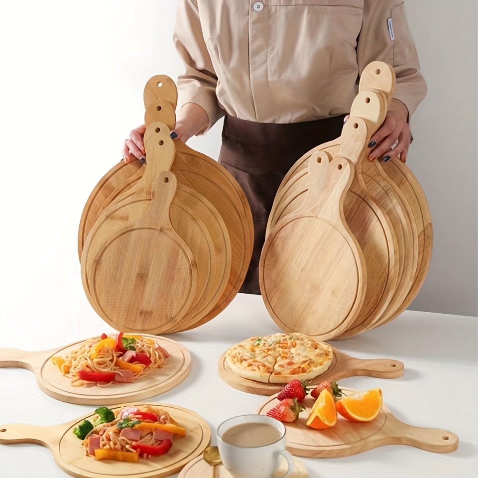 1pc, Grande Piatto Per Pizza, Piatto Per Servire Cibo In Paglia Di Grano Da  25cm, Piatto Da Cena, Adatto Al Microonde, Accessori Per La Cucina Domestica  - Temu Italy