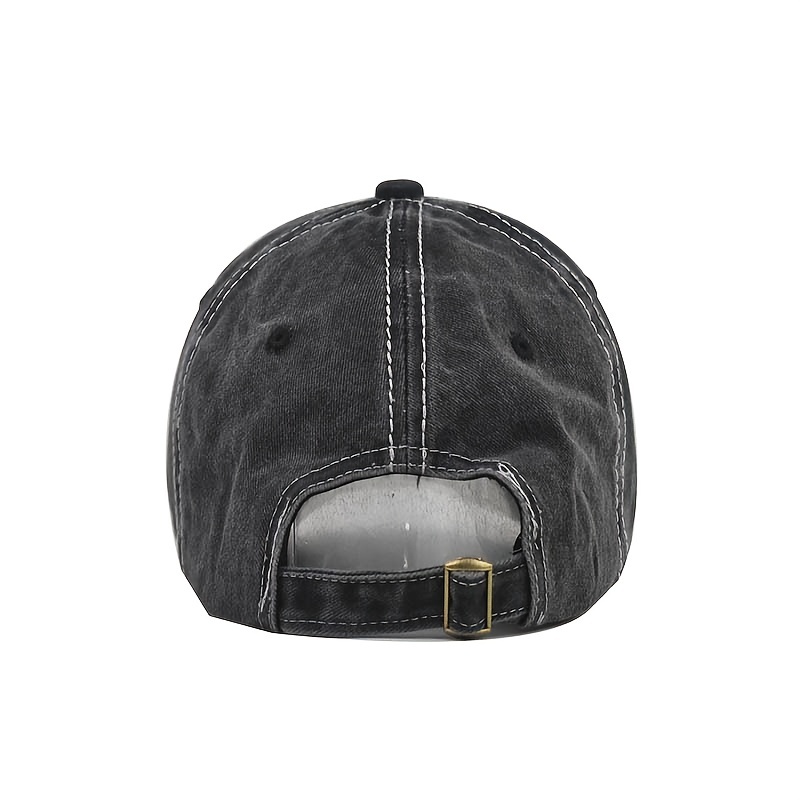 Retro Washed Baseball Cap Outdoor Sun Hat Adjustable