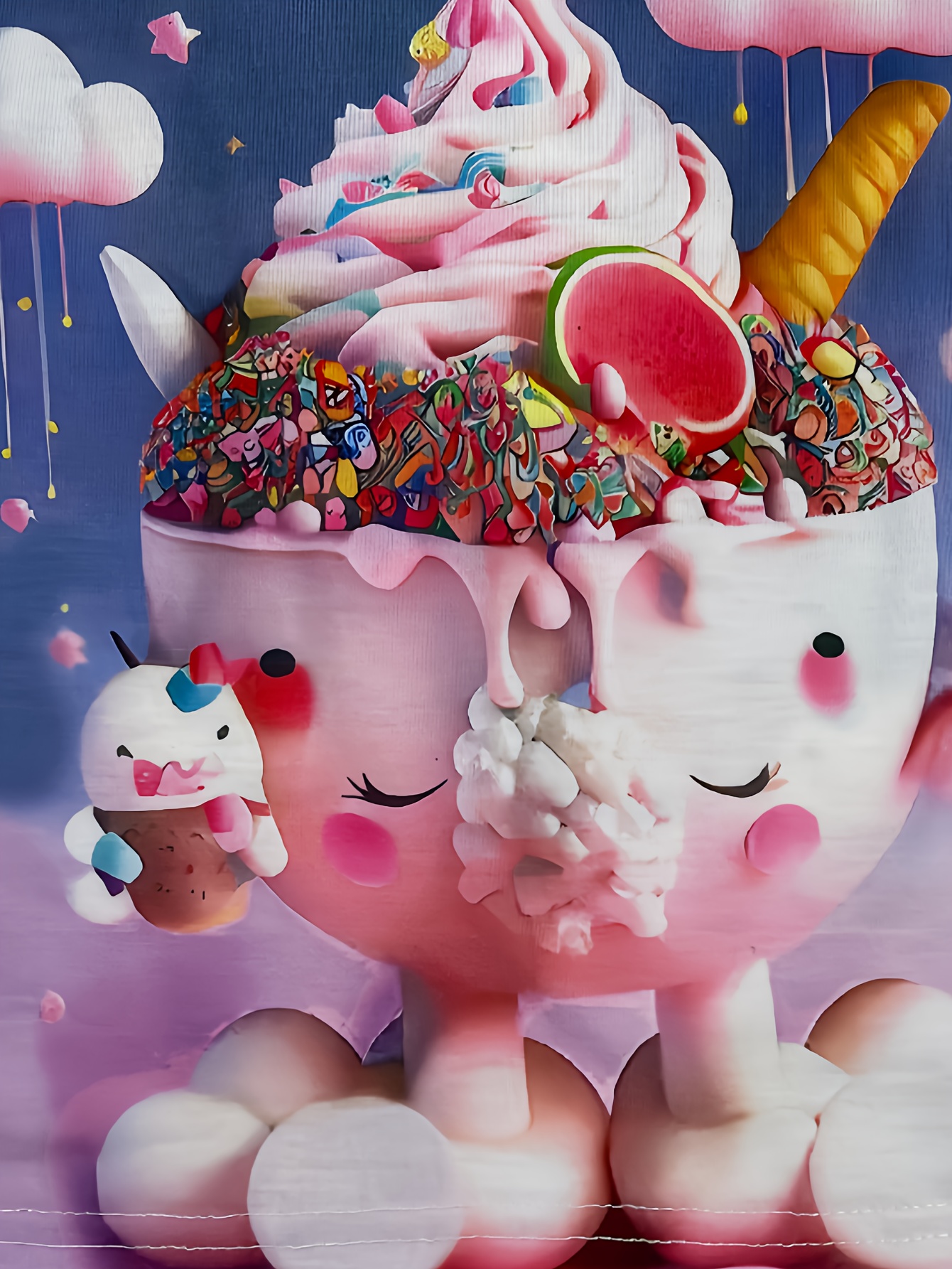 camiseta niñas estampado helado 3d elástica top casual - Temu Dominican  Republic, image size:800x1066