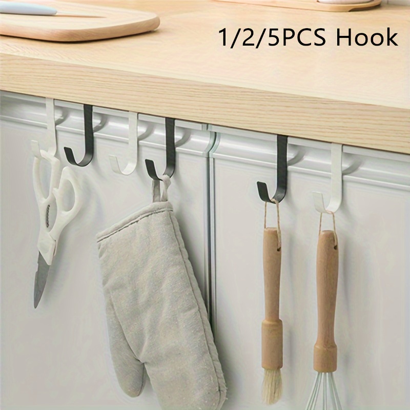 Random 10PCS Plastic Cartoon Wall Hook Cloth Coat Hook Bathroom Towel Robe  Hanger Strong Adhesive Kitchen Rack Shelf Bag Hook