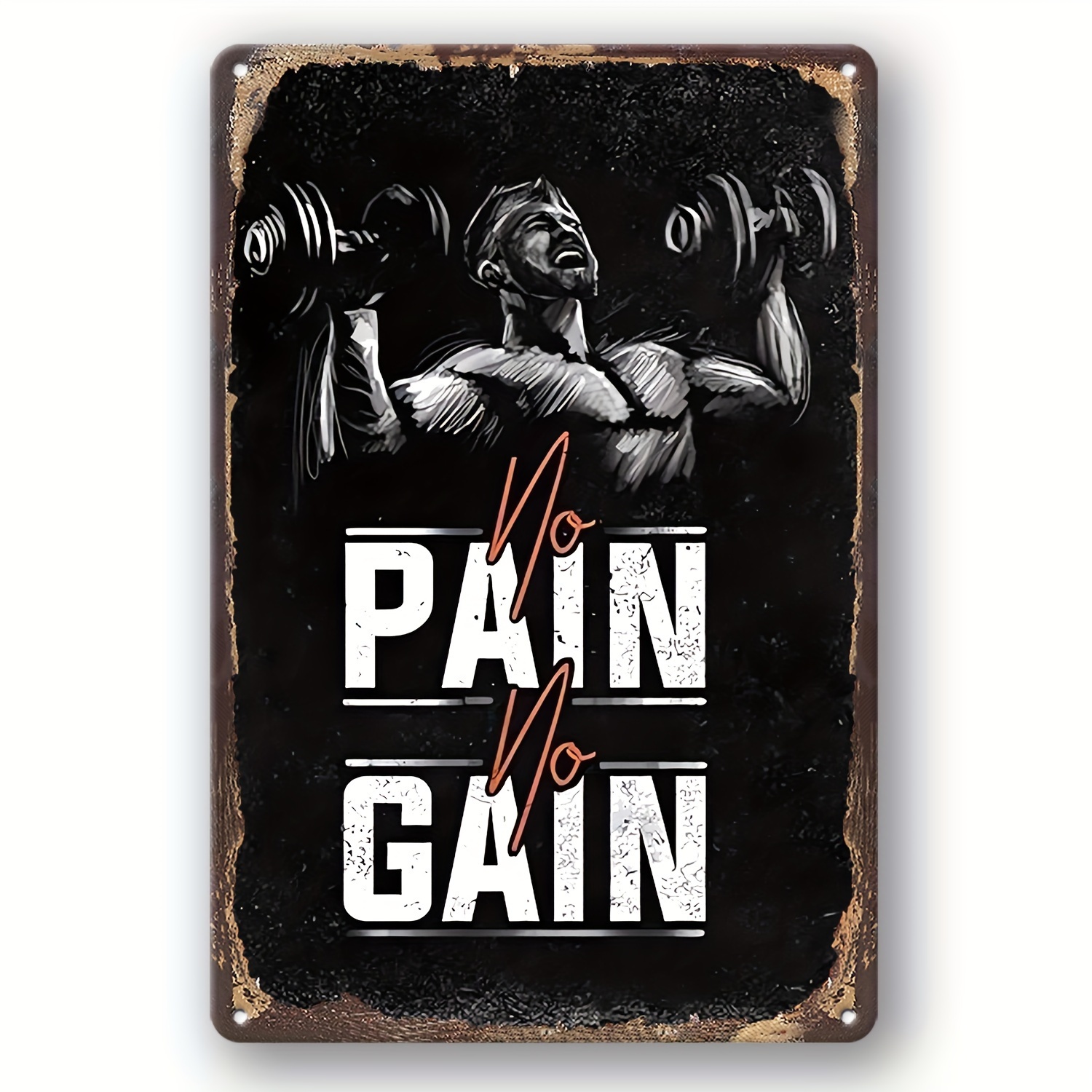 Gym Signs For Home Gym - Lift Heavy Sht - Metal Sign - Indoor