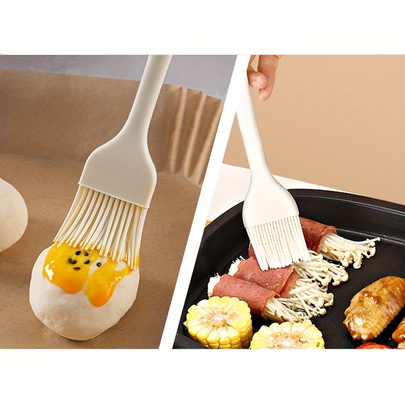 Silicone Baking Tools Set Scraper Oil Brush Egg Beater - Temu
