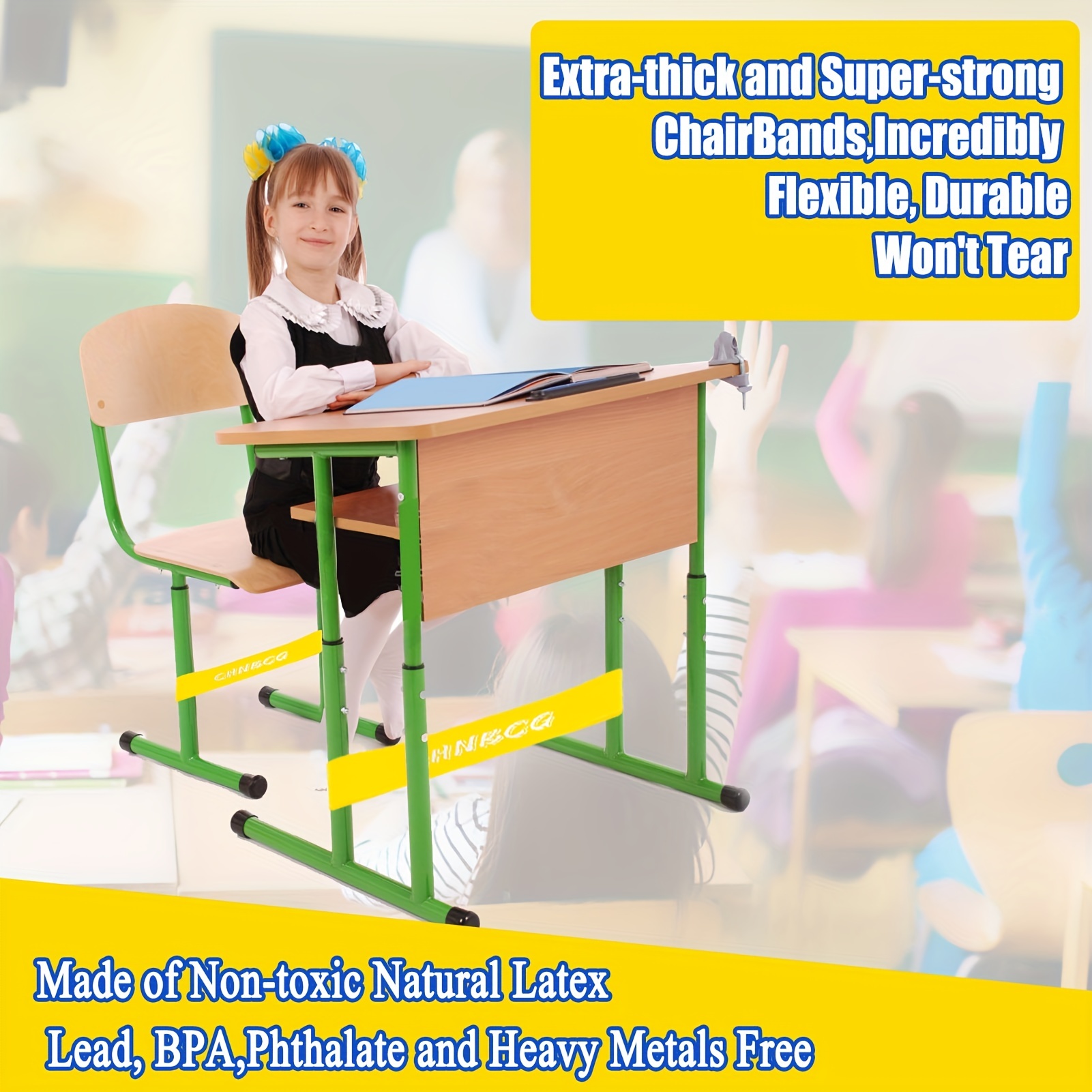 Super Thick Chair Bands For Students With Fidgety Feet Adhd - Temu