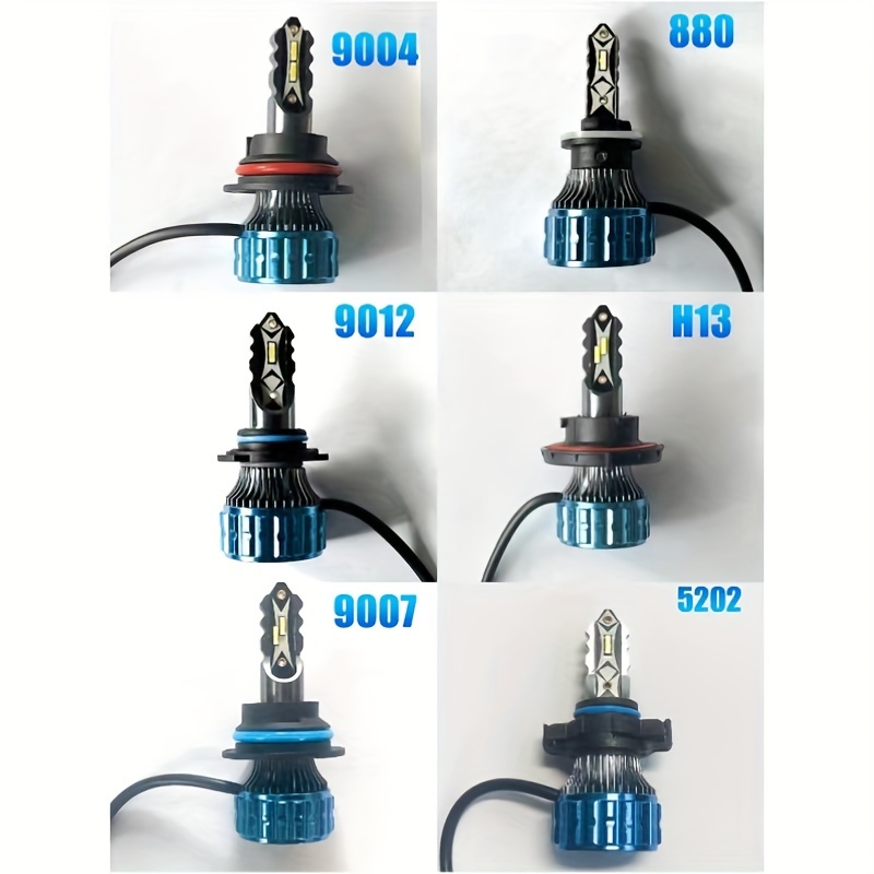 Powerful 100W LED Bulb For Car Bike Headlight Fog Lights H1, H4, HB3/HB4, H7,  H8/H9/H11/H16/H27 (3570 LED Chip) - Durvient