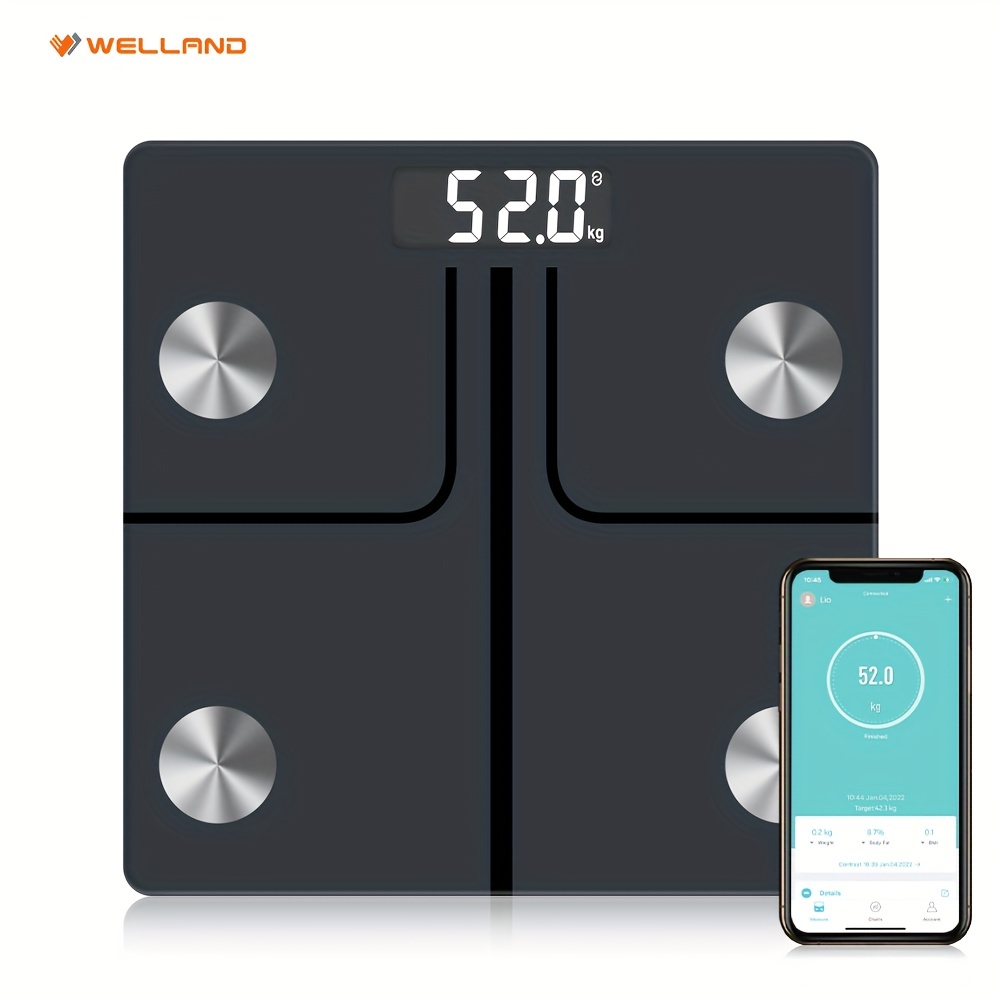 Body Fat Scale Va Large Display Scale For Body Weight - Temu