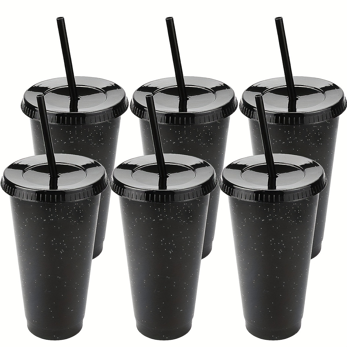 Mini Plastic Cups Black Cups Disposable Red Black Small - Temu