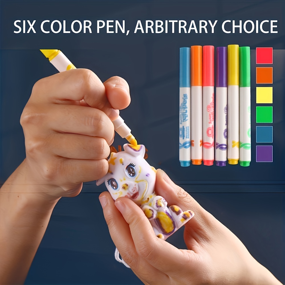 Animal Washable Color Doodle Marker Pen Drawing Kit For Kids