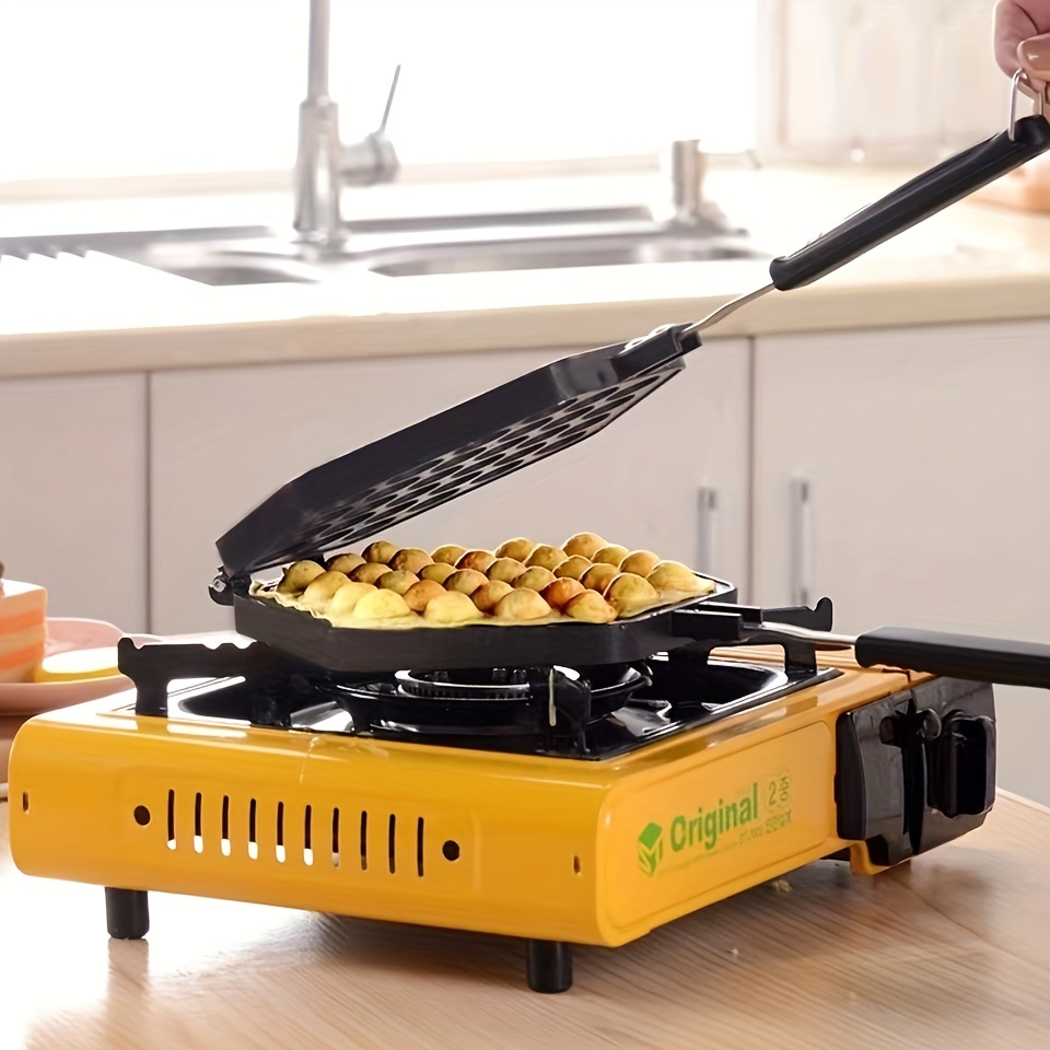 Non stick Hong Kong Style Egg Waffle Maker Double - Temu