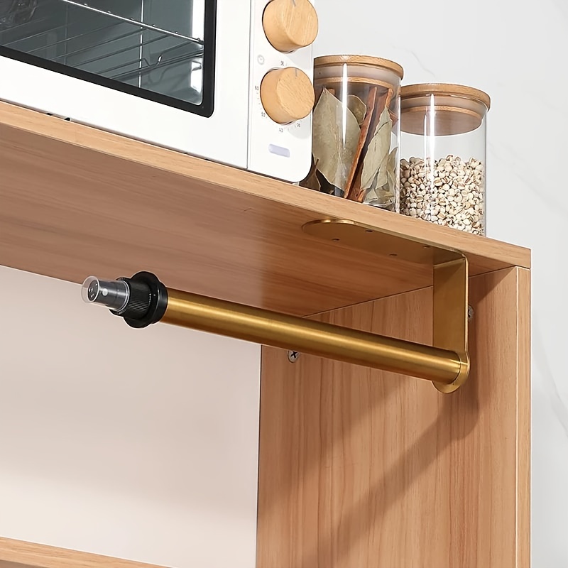 Kitchen Paper Towel Holder with Spray Bottle Under Cabinet Paper