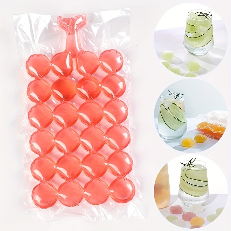 Ice Cube Bags, Disposable Plastic Ice Bag With Funnel, Disposable Ice Tray,  Refrigerated Ice Bag, Fresh-keeping Bag For Picnics, Sports And First Aid,  Home Supplies - Temu