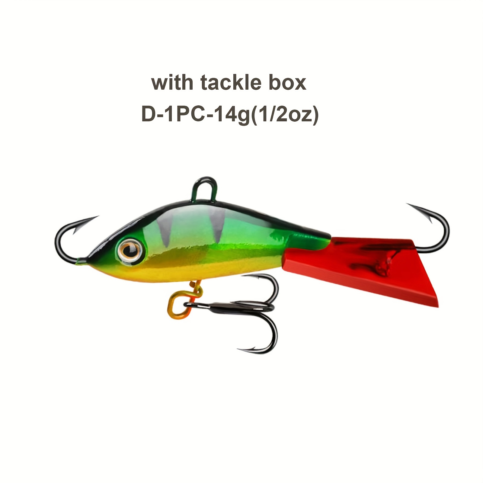 Ice Fishing Jigs Lure with Treble
