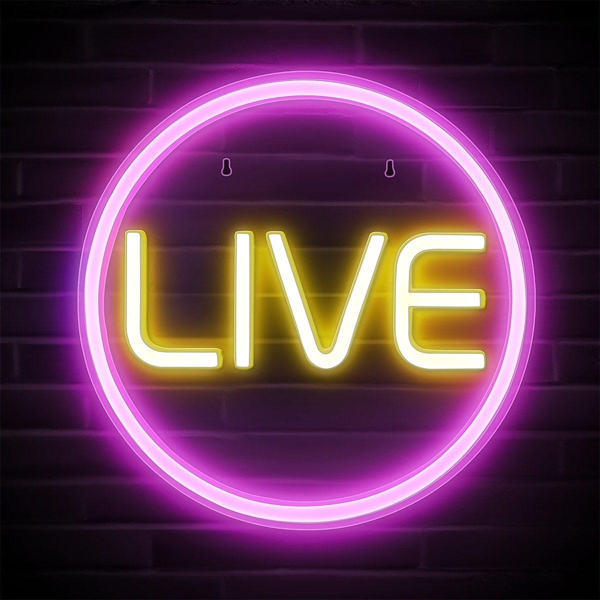 1pc Live Neon Sign Led Live On Air Luces Neón Twitch Tiktok - Temu