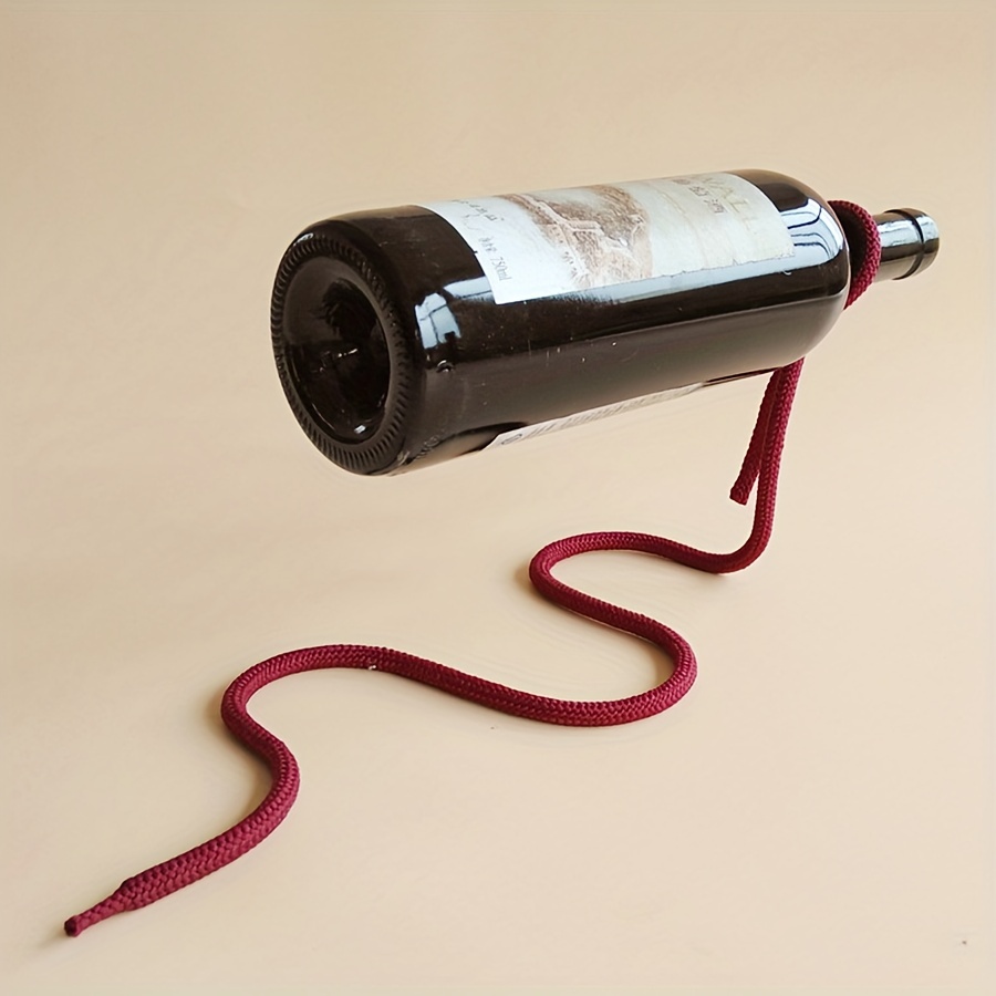 1pcMagic Suspension Rope Decoration Creative Snake Shaped Red Wine Shelf Simple  Modern Wine Cabinet Decoration