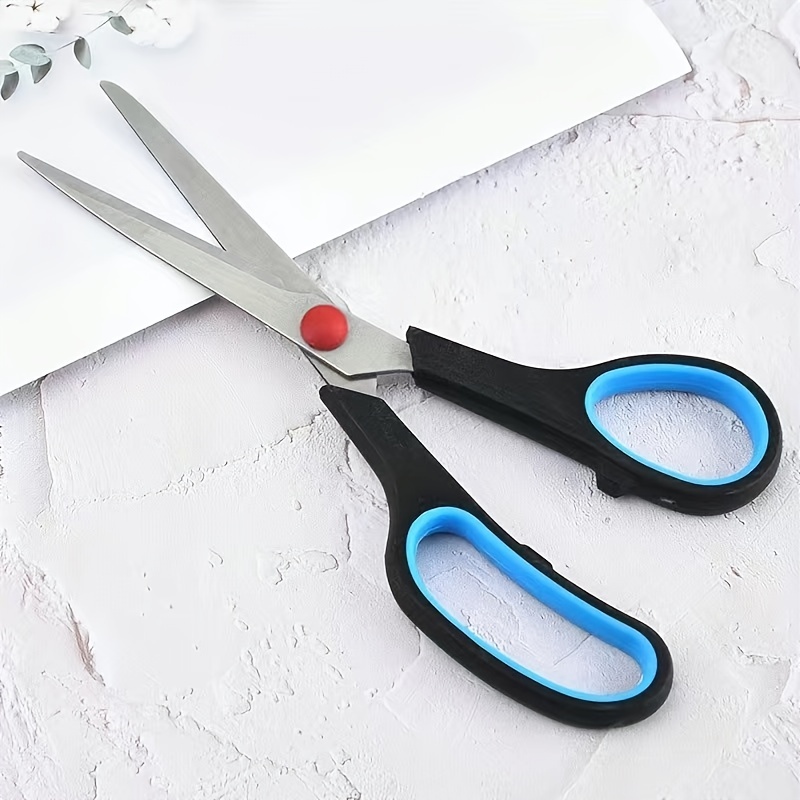 Multifunctional Stainless Steel Household Scissors Rubber Plastic Handle  Office Fabric Tailor Scissors Sewing Scissors