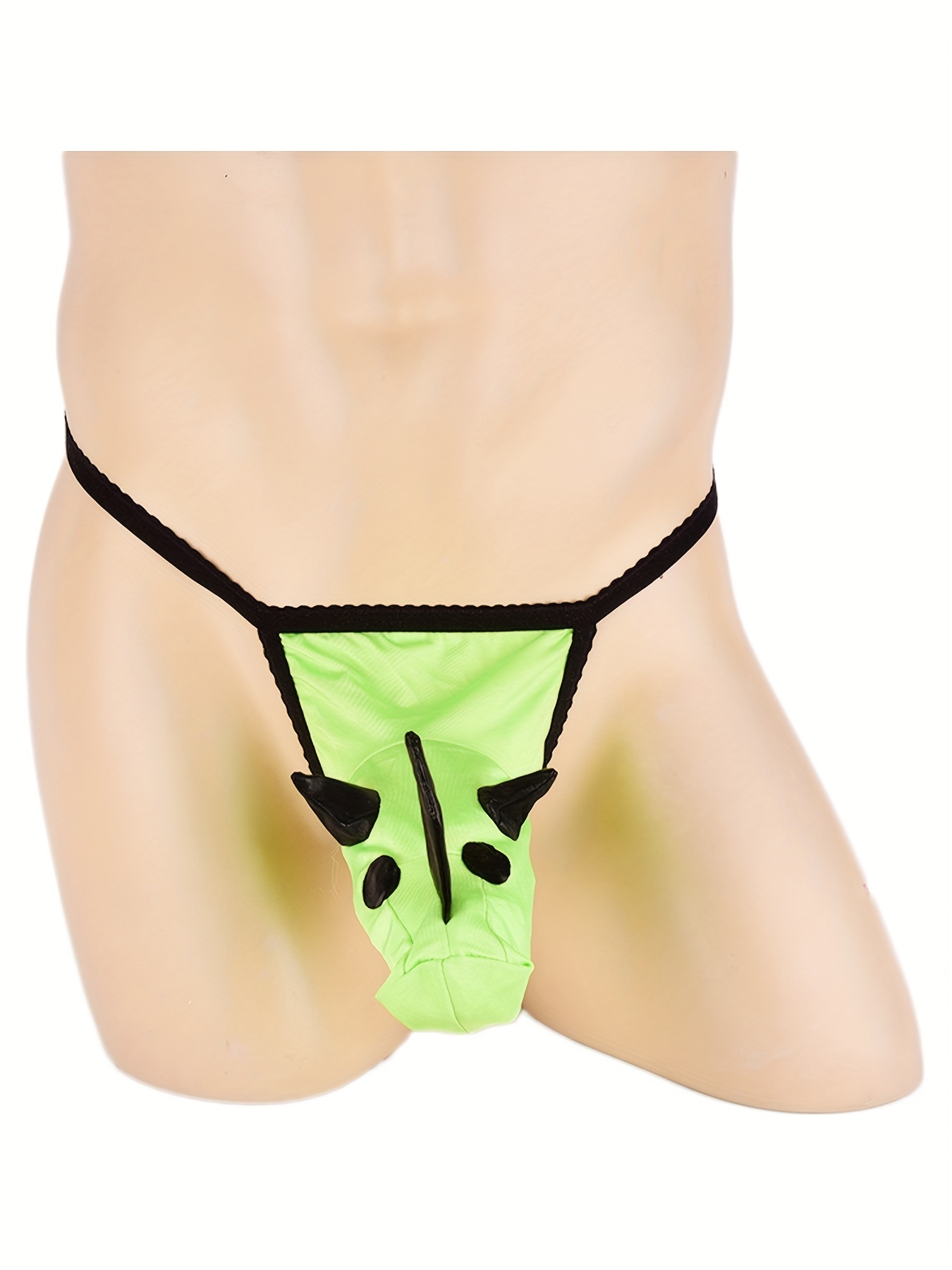 Men's Novelty Underwear Thong Men's Funny Creative Sexy U - Temu