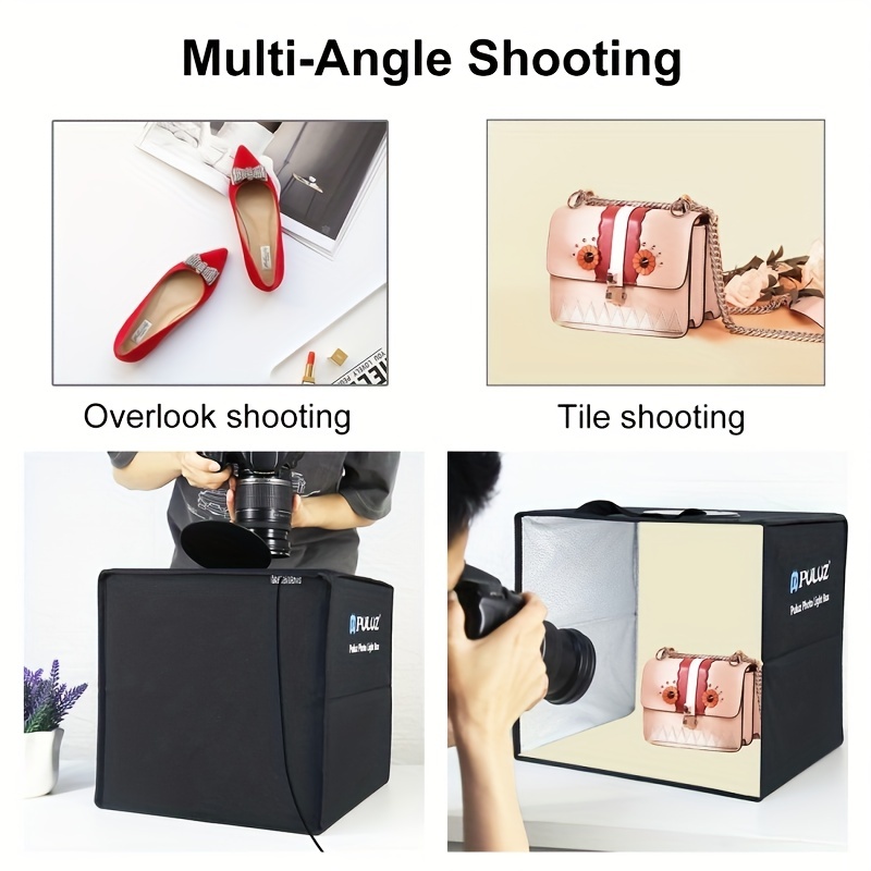 PULUZ Mini Lightbox Folding Photo Studio Light Box Photograph 25cm x 25cm –  Gadgets House