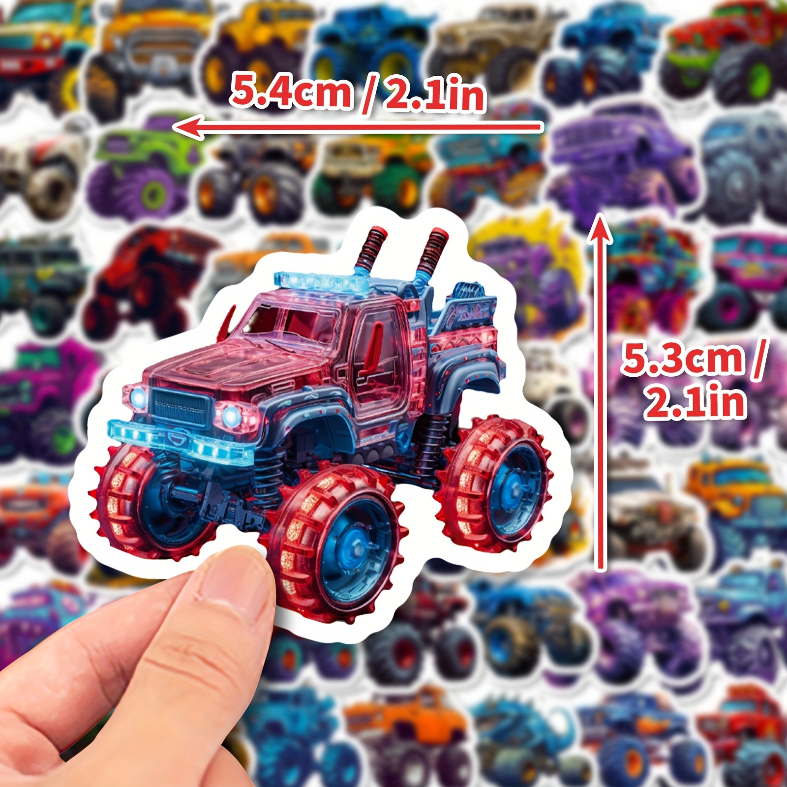 Monster Truck Stickers Truck Car Stickers Car Stickers - Temu