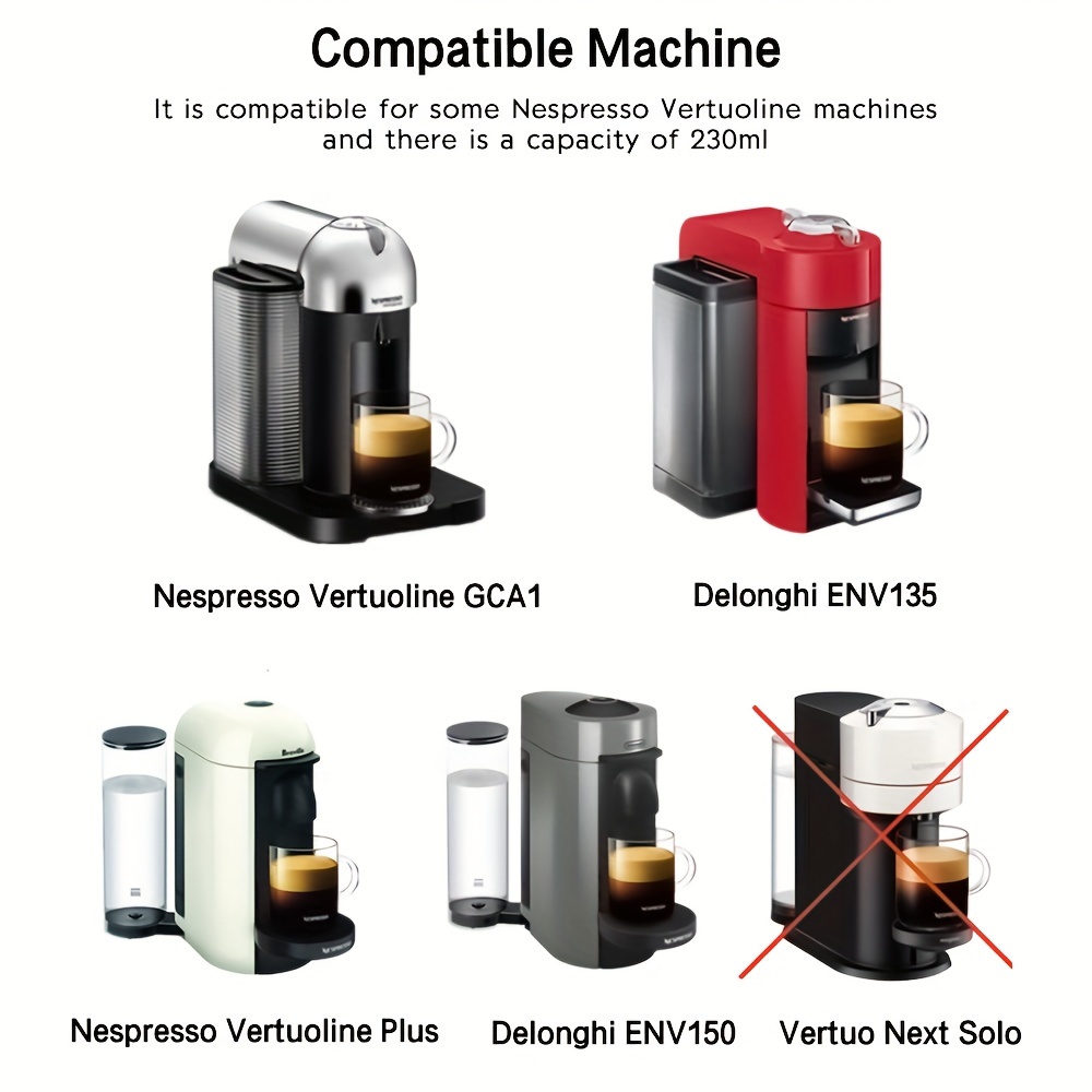 Nespresso Vertuo Next Coffee and Espresso Machine by De'Longhi -With  Frother