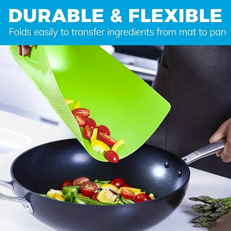 Plastic Cutting Board, Extra Thick Flexible Cutting Mat For