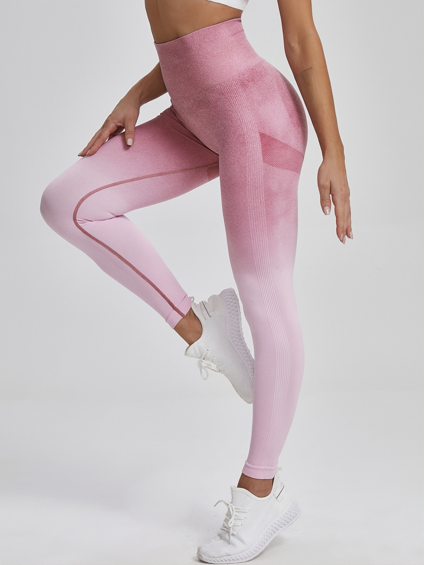 Is That The New Ombre Yoga Leggings Seamless Hip-hugging Training Tights  With Wide Waistband butt lift ??
