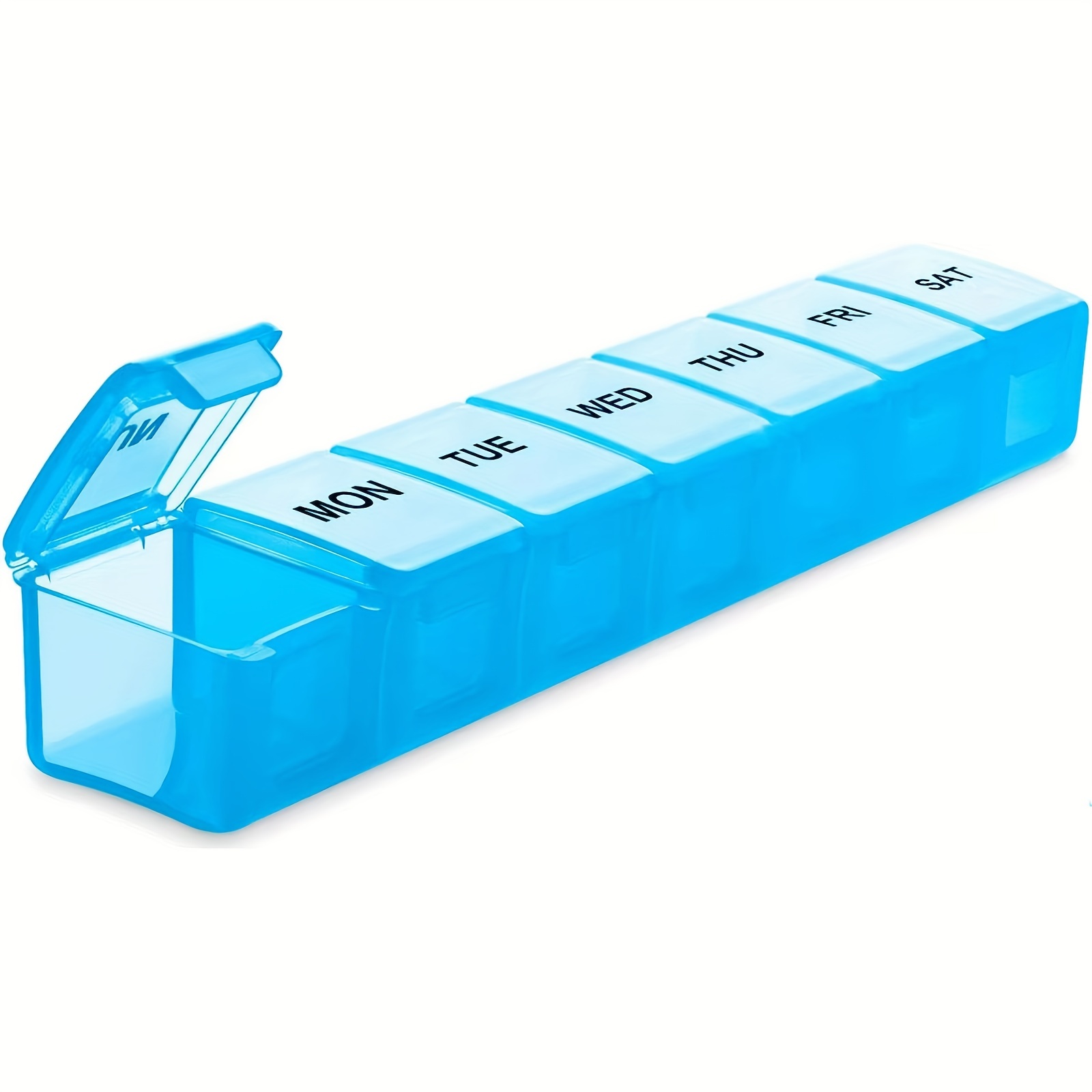 Extra Large Weekly Pill Organizer with 7 Oversize Compartments