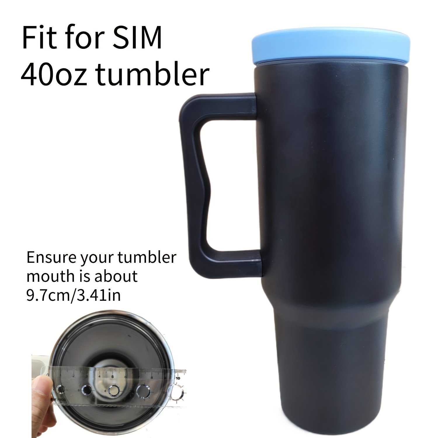 Tumbler Lids compatible with Stanley 40 Oz Tumbler, Replacement