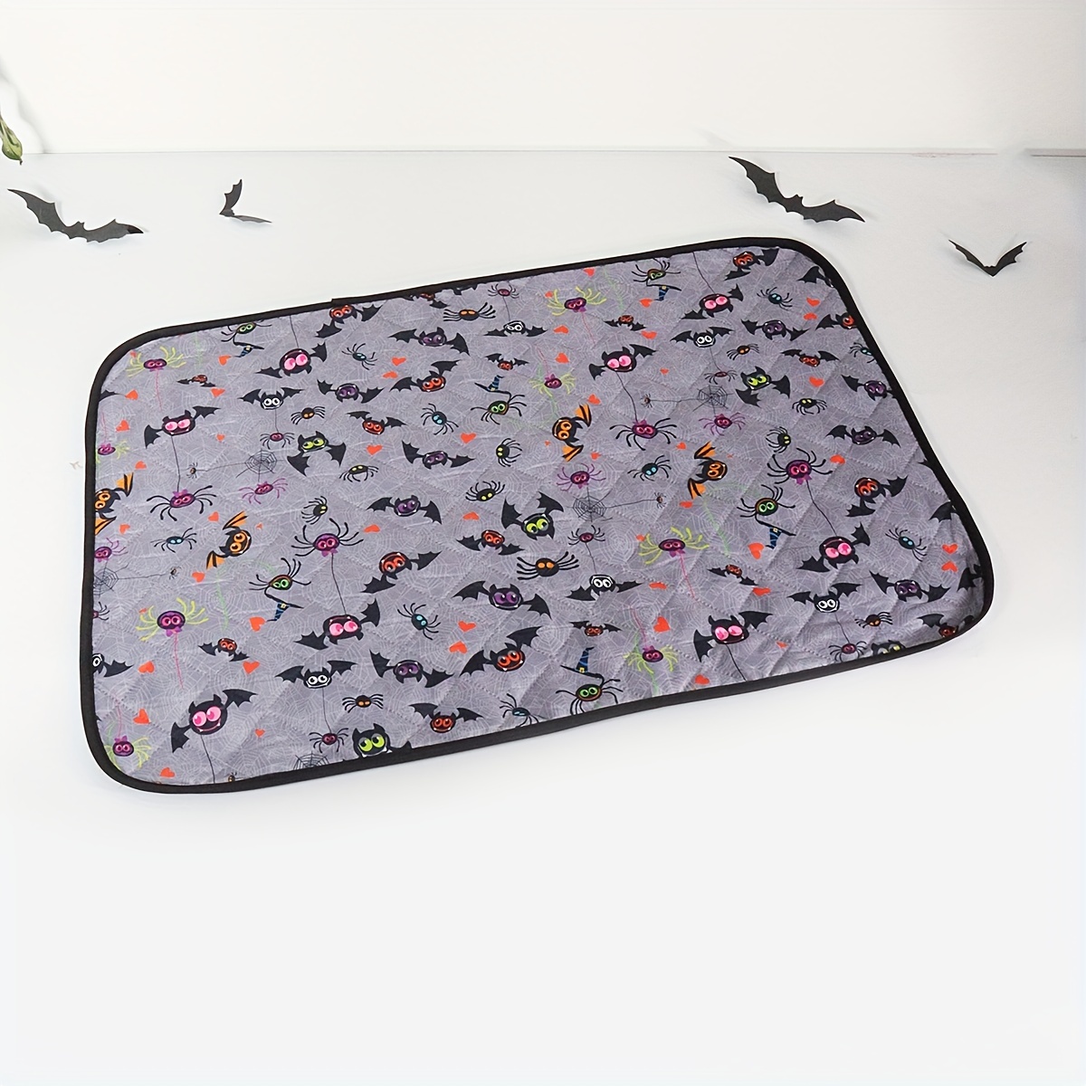 Halloween Lips Print Cat Nest Mat Bed Mat Sofa Mat Floor Mat