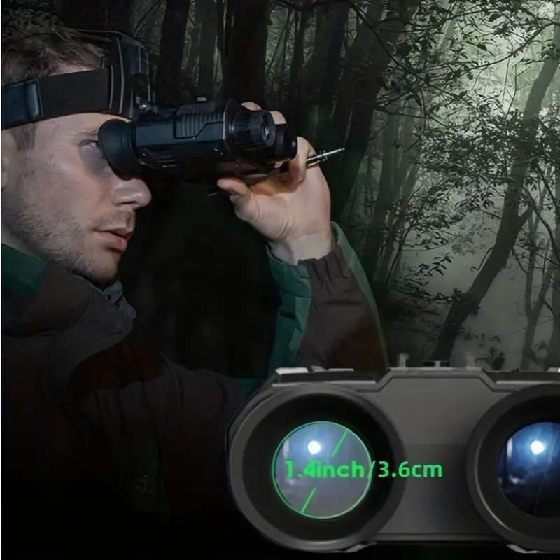 helmet mounted binoculars gear 3d infrared telescope flip up night vision binoculars details 6
