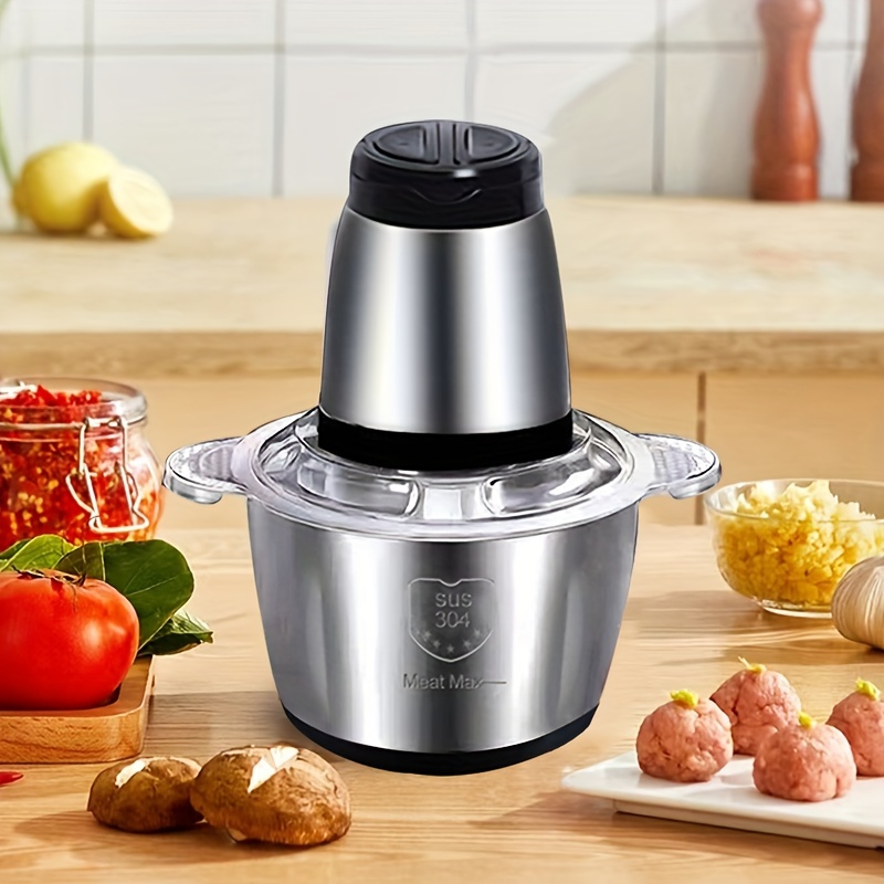 Electric Meat Grinder Stainless Steel Food Processor Chopper