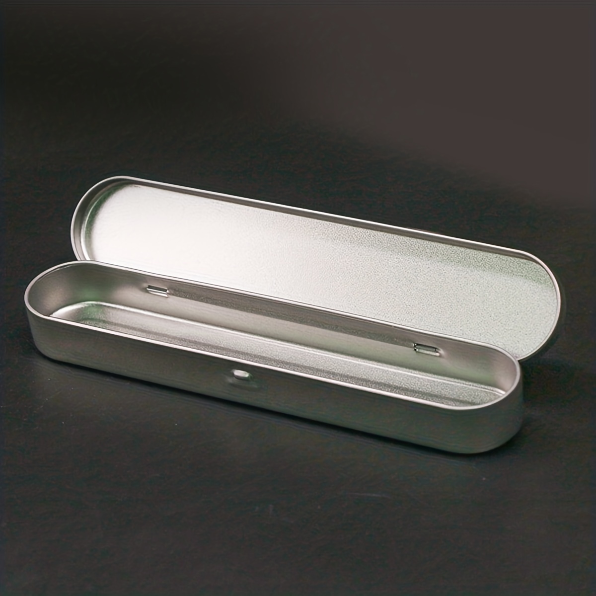 Simple Metal Pencil Case Stationery Box Pencil Storage Tool - Temu