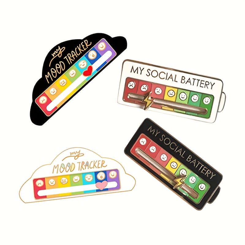Social Creative Fun Enamel Pin, Unique Design