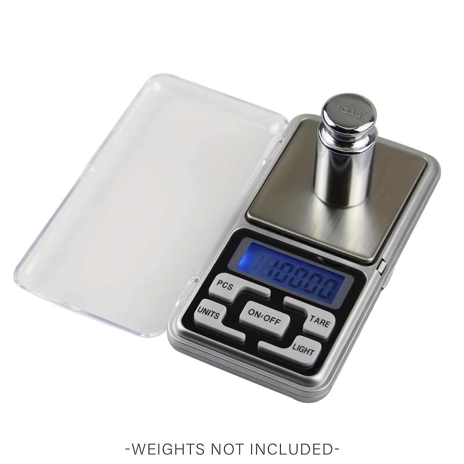 Electronic Pocket Scale 500g/0.01g Precision Jewelry Scale Balance for Diamonds and Gram Weight, Women's, Size: 4, Grey Type