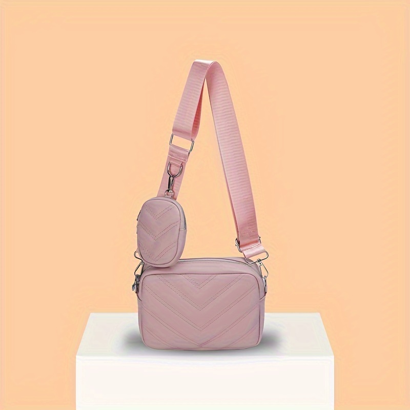 

Mini Embossing Cube Crossbody Bag, Textured Bag, Classic Fashion Versatile Shoulder Bag