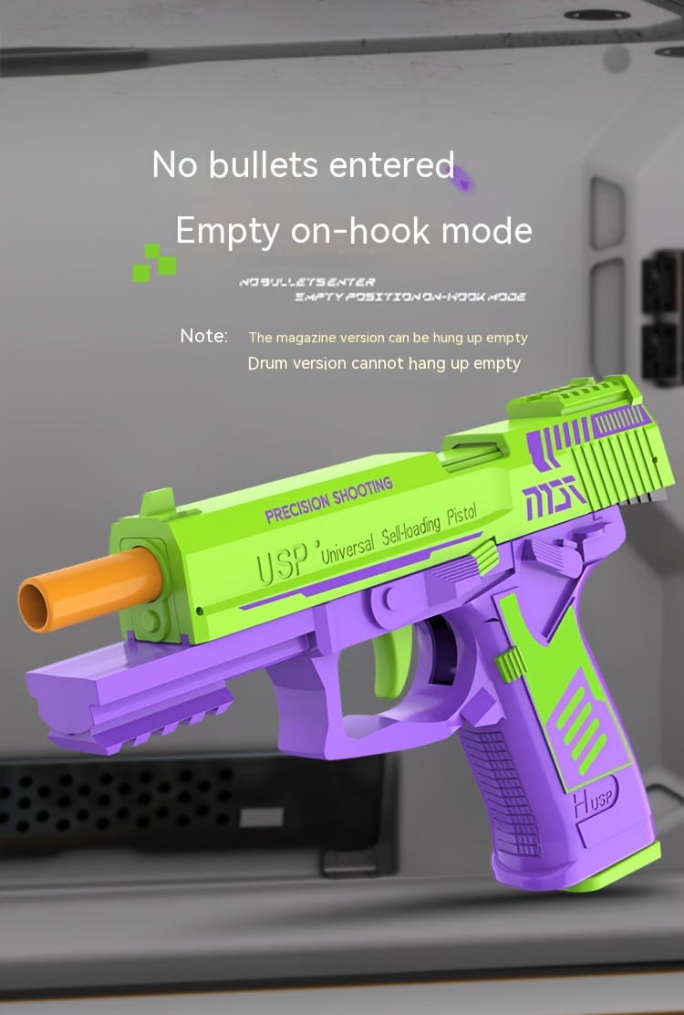 M1911 2023 New Radish Color Toy Gun Softball Pistol - Temu