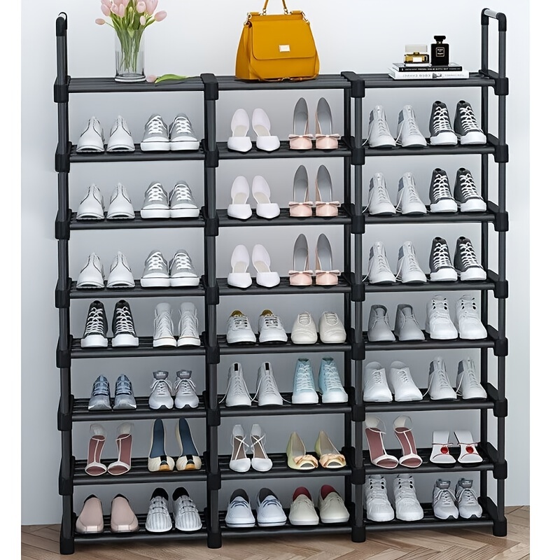 2 8 Tiers Shoe Rack Shoe Storage Organizer Rack For Entryway - Temu