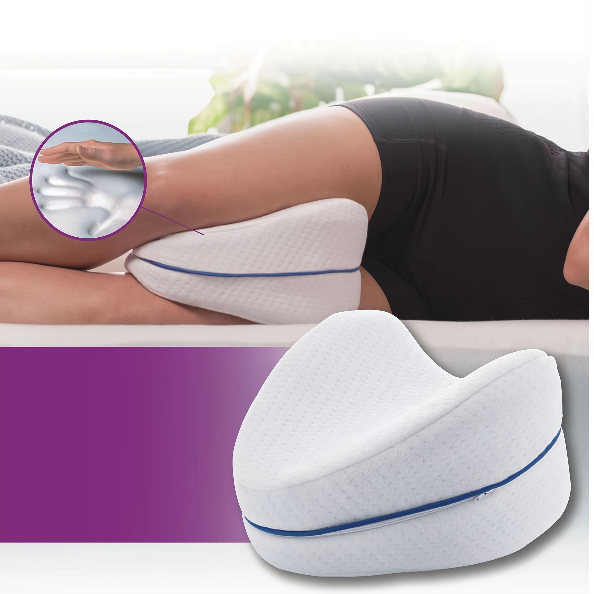 Slow Rebound Memory Pillow Side Sleeping Leg Support Leg - Temu