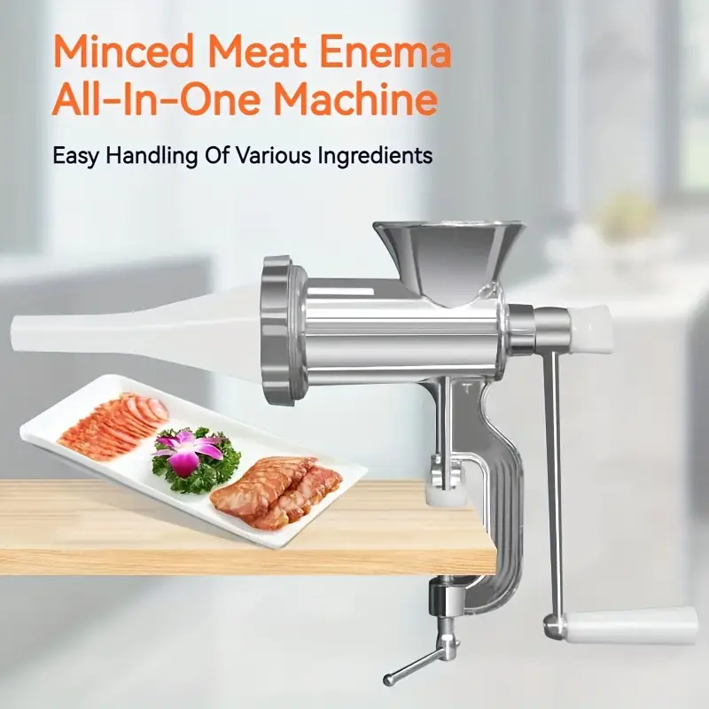 Meat Grinder Enema Machine Multifunction Manual Enema Pig Blood