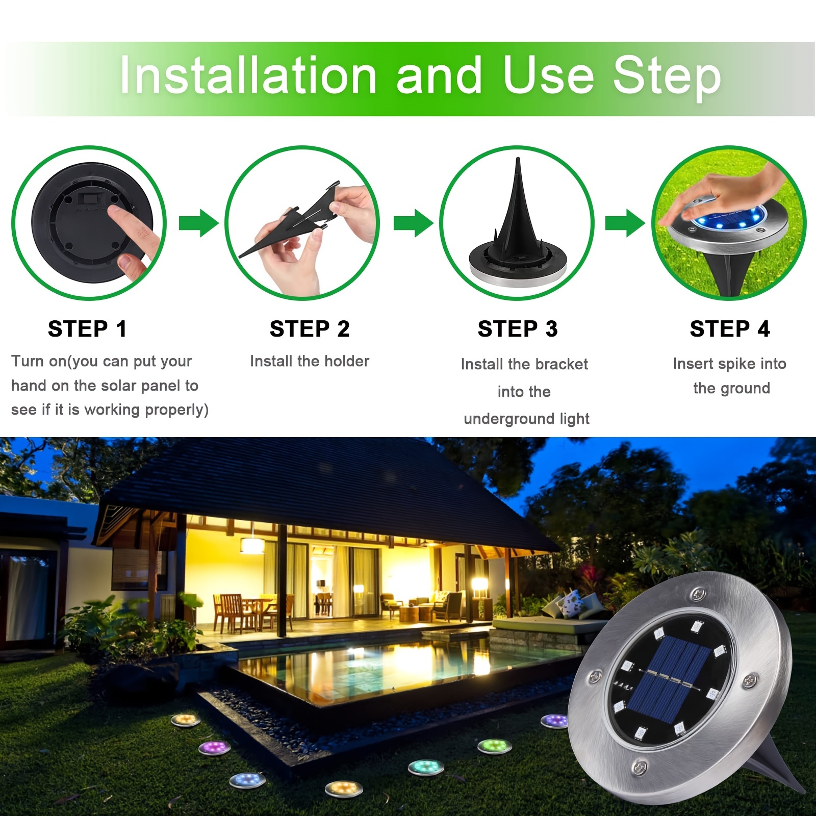 Disc solar 2024 pathway light