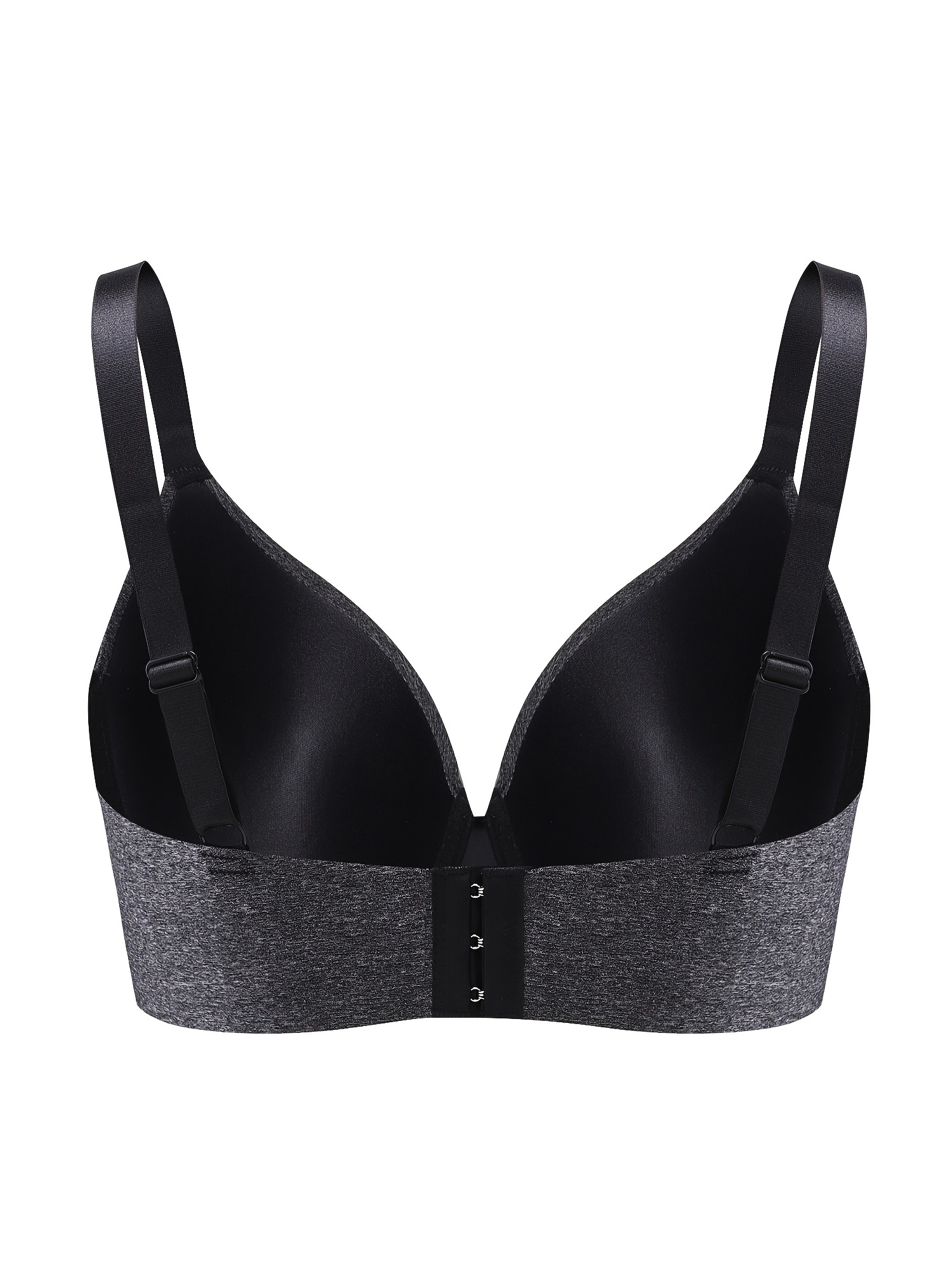 Today Deals Prime Long line Bras Women 3PC Everyday Bras for Women Plus  Size Full Coverage Lace Bras Wireless Push Up Beauty Back Soft T Shirt  Sports Bra Black M at