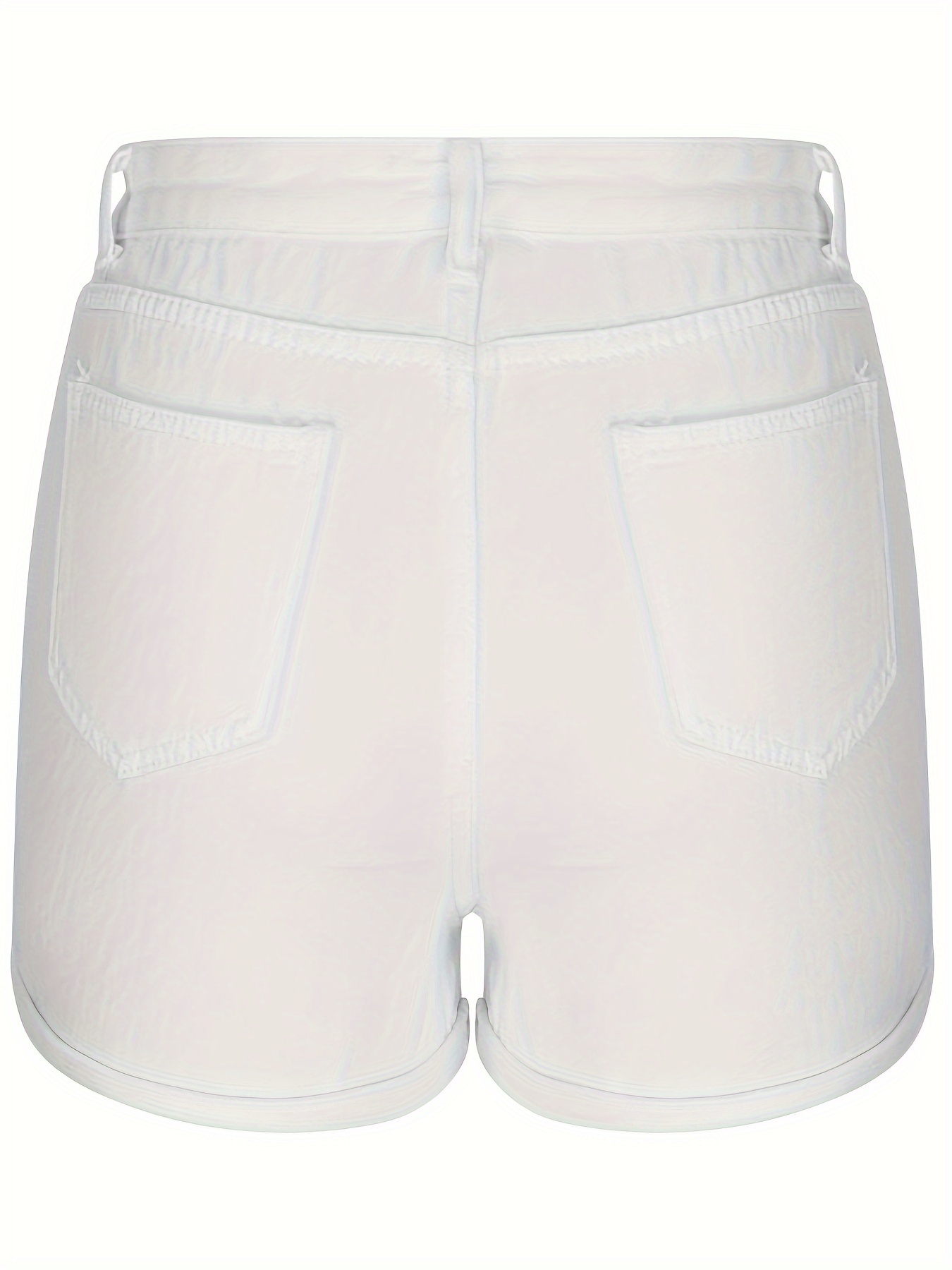 White store cuffed shorts