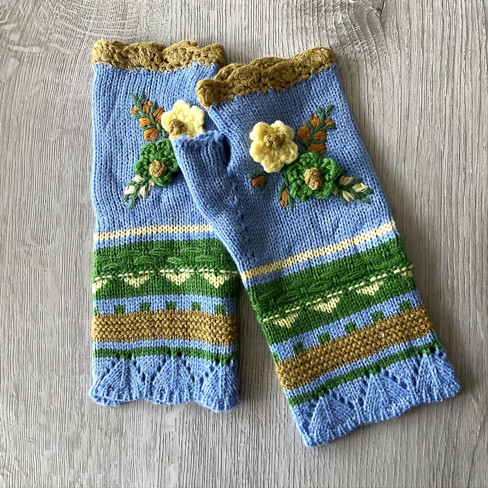 Crochet Gloves - Temu