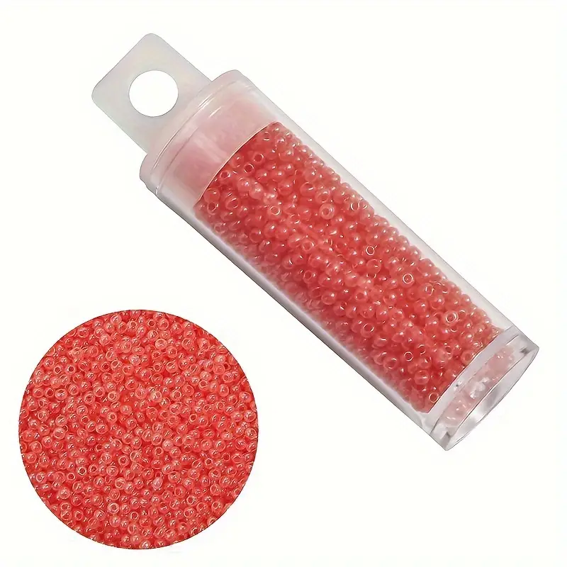Macaroon Color Glass Seed Beads Tiny Loose Spacer Beads For - Temu