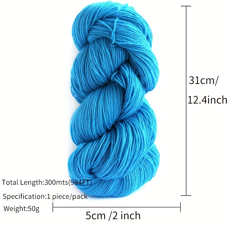 New Soft 1ballx50g LACE Thin Crochet Acrylic Wool Cashmere Knitting DIY Yarn  27
