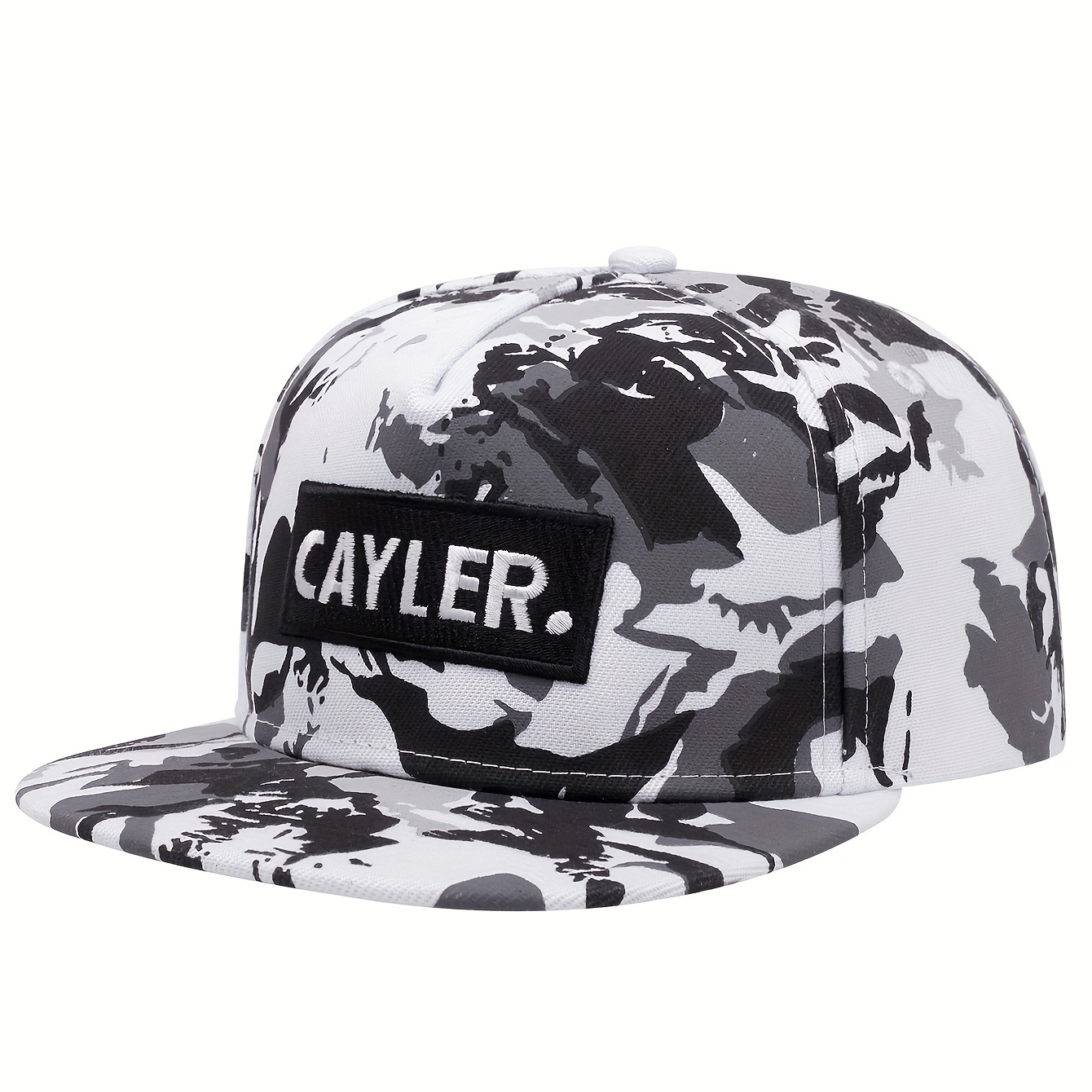 Men's Hip Hop Flat Brim Snapback Hat
